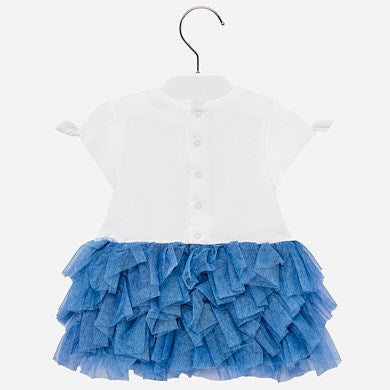 Ruffled tulle skirt dress